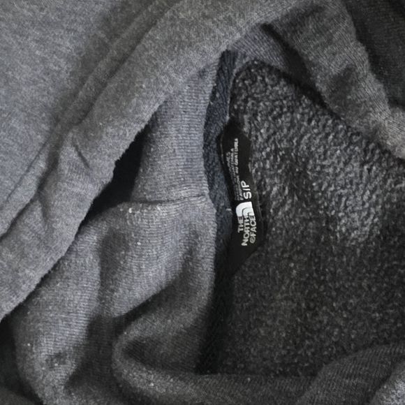 The North Face Men's Americana Tri-Blend Hoodie Dark Grey Small - Picture 6 of 6